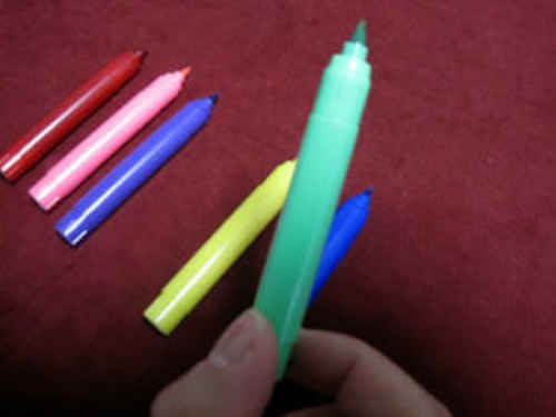 緑色のペンが選ばれた