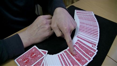 ハートの４の４番目には相手の選んだカードがセットされる。