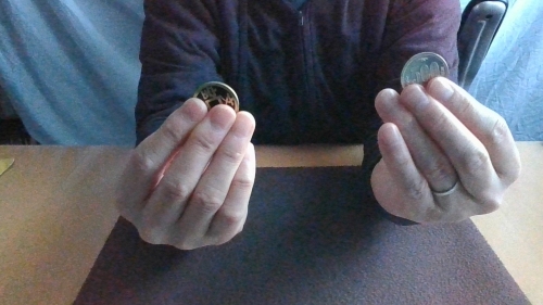 ２枚のコイン